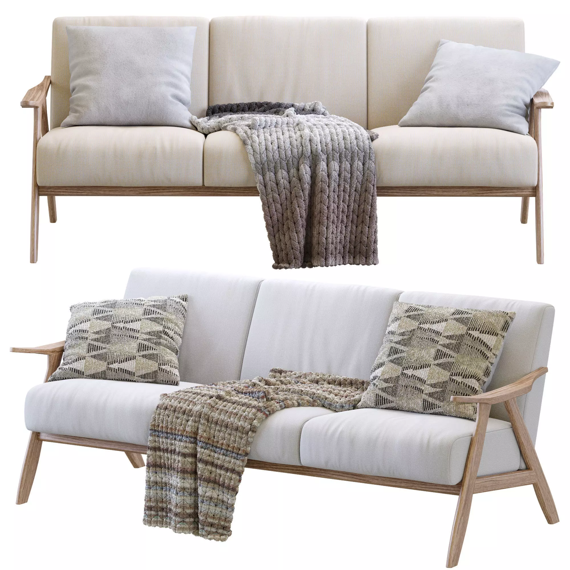 Hofstetter Sofa By George Oliver 3D model