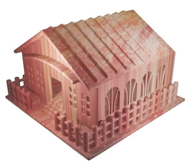 Spectacular Cartoon House Low-poly 3D model_1