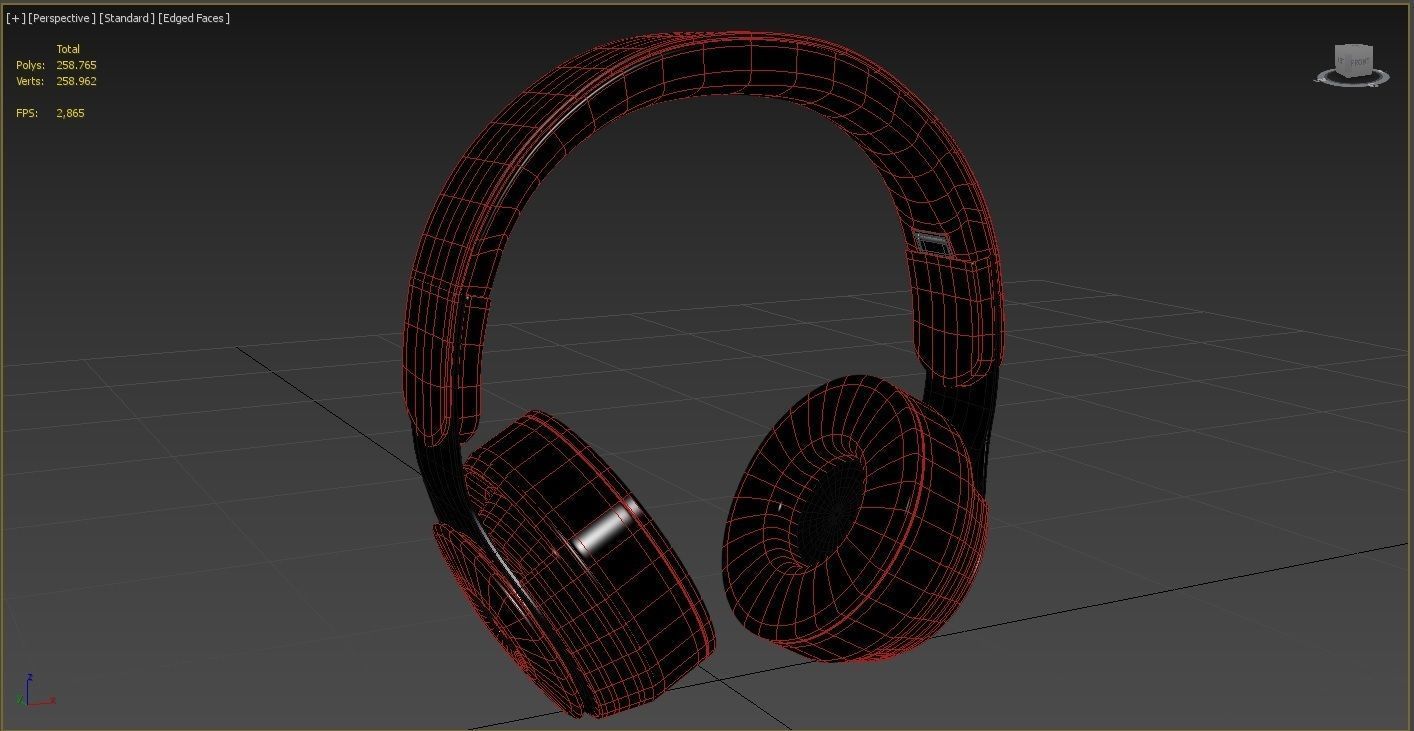 Beats Headphone 3D Model 3D model_10