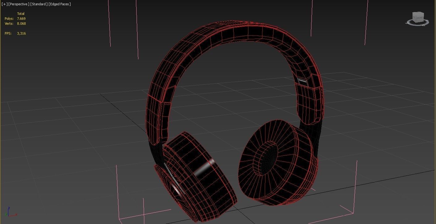 Beats Headphone 3D Model 3D model_9