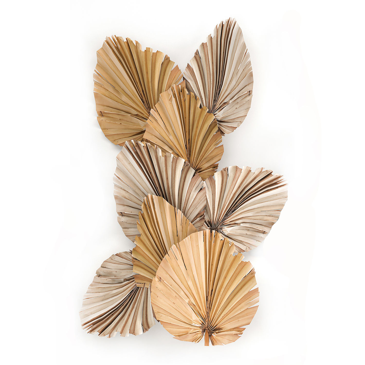 Wall panel made of dry palm leaves 226 3D model_4