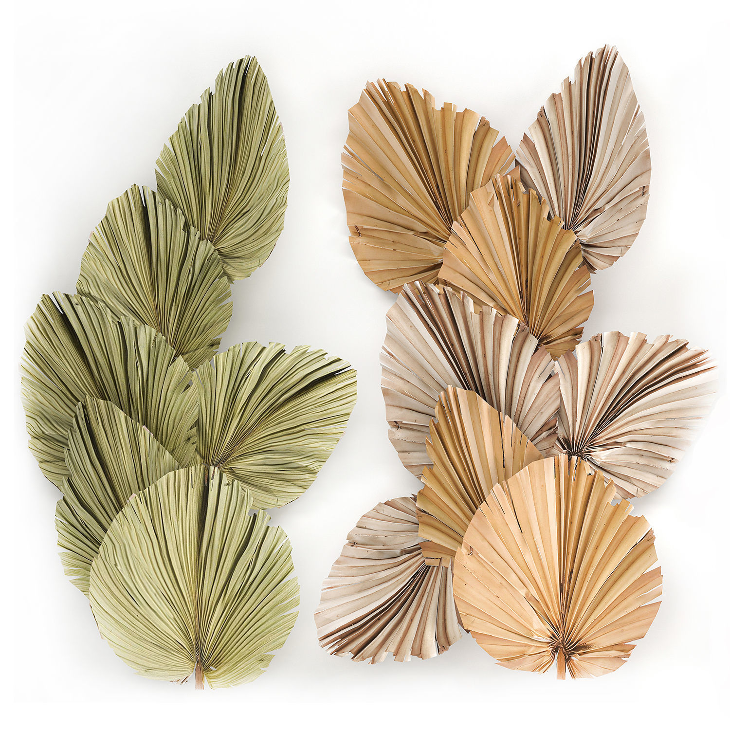 Wall panel made of dry palm leaves 226 3D model_1