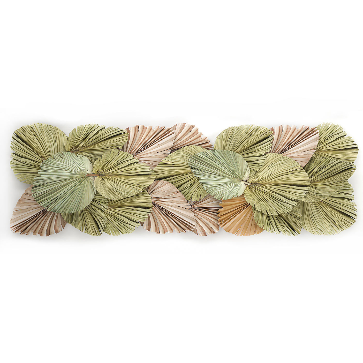 Wall panel made of dry palm leaves 226 3D model_3