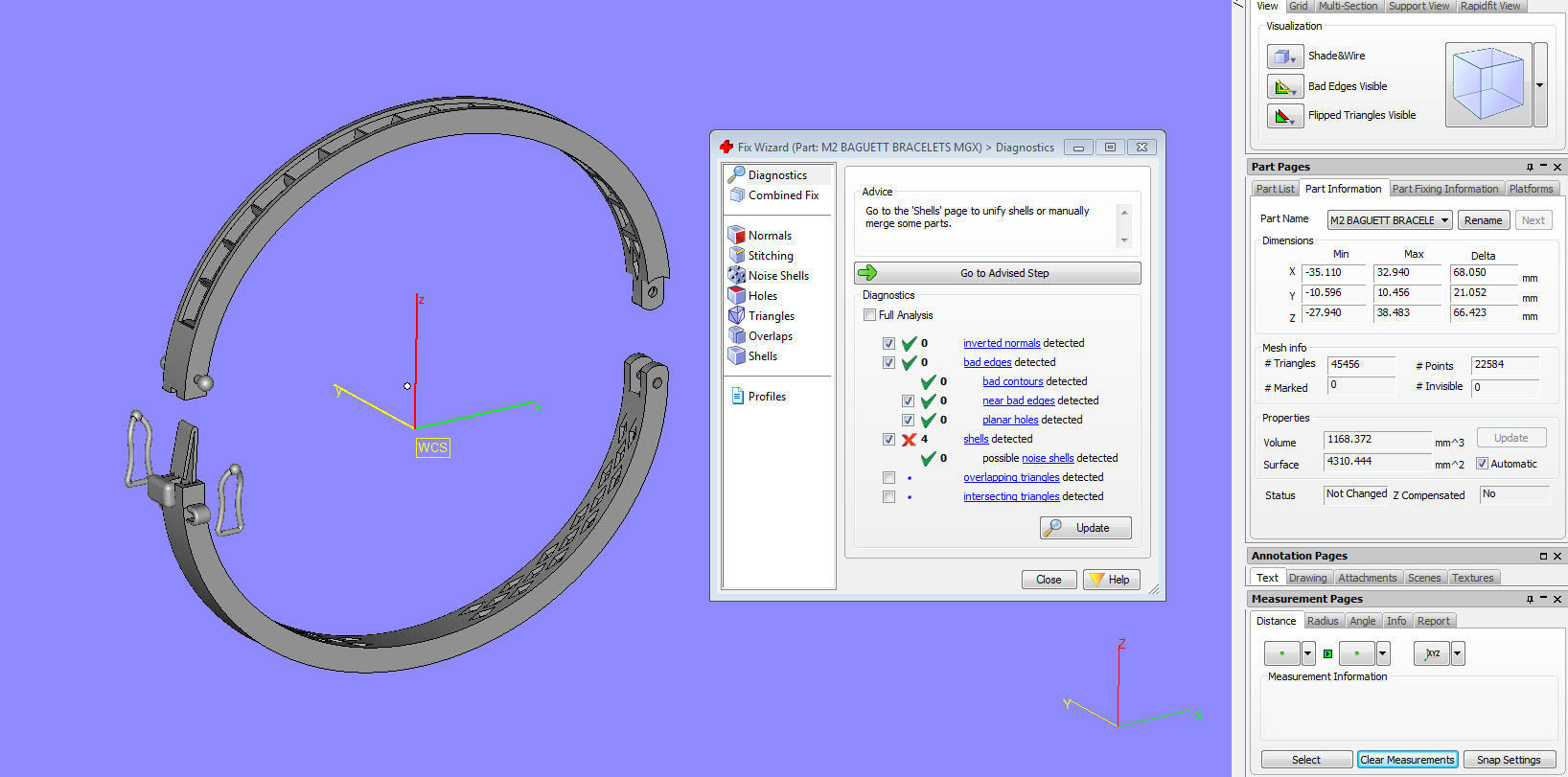 BAGUETTE BRACELETS 3D print model_6