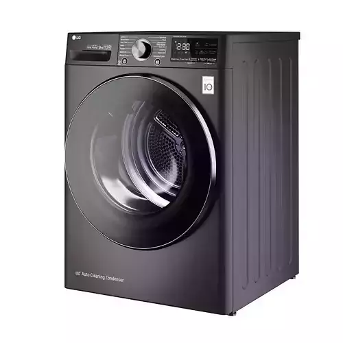 Dual Inverter Grey Tumble Dryer 9 Kg by LG 3D model
