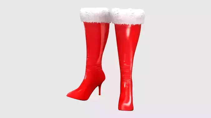 Mid Calf Christmas Boots