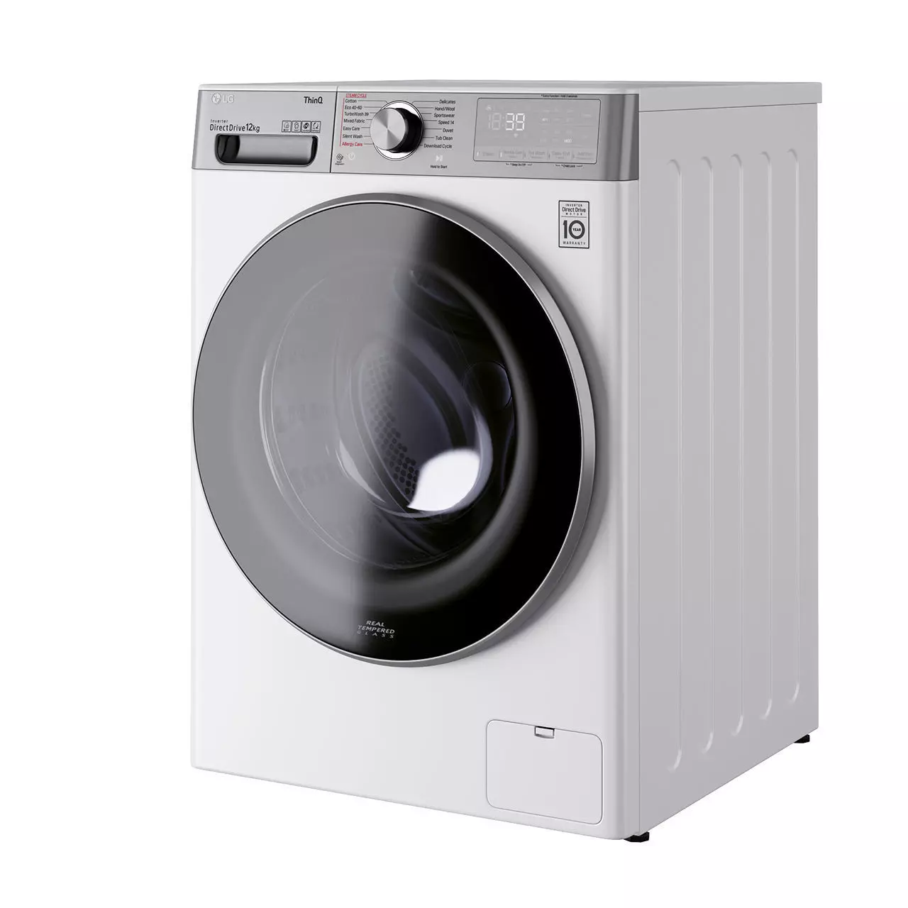 Washing Machine with AI DD Steam 12 Kg by LG 3D model_0