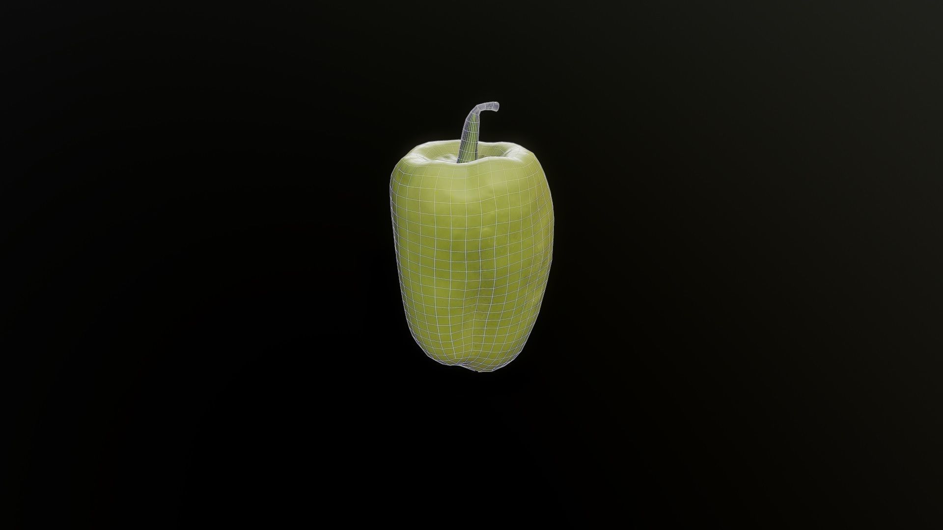 3D Scan Pepper 01 Low-poly 3D model_1