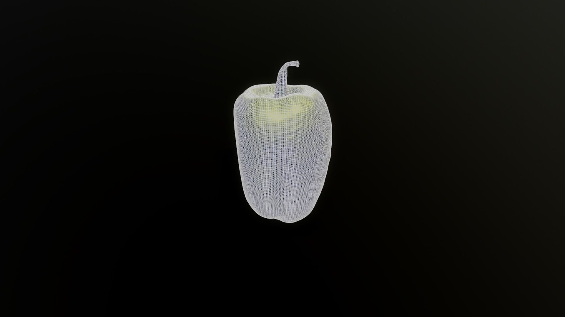 3D Scan Pepper 01 Low-poly 3D model_3
