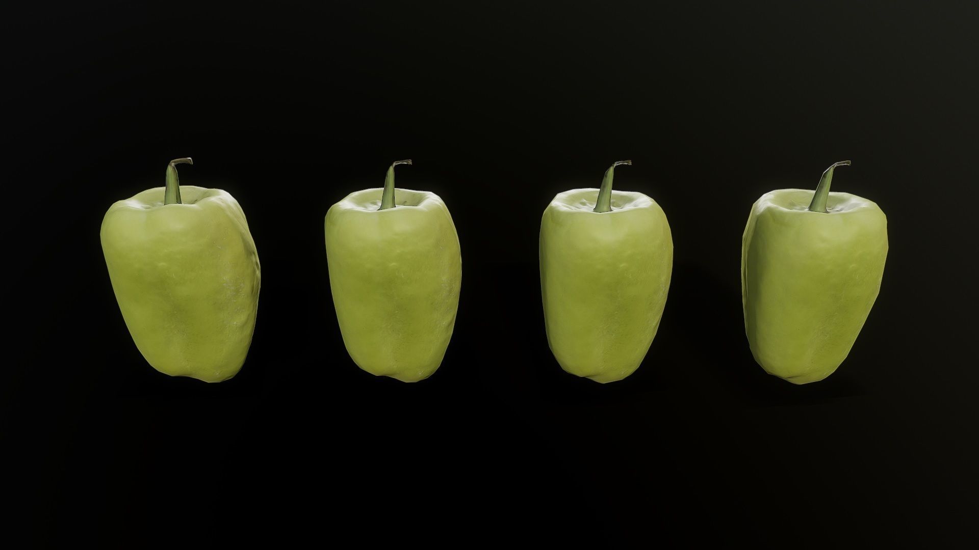 3D Scan Pepper 01 Low-poly 3D model_4