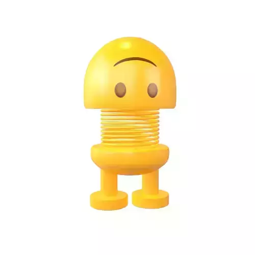 Car Spring Expression Decoration Toys Upside-Down Face v1 001