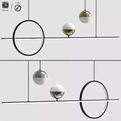 Tricolor Nordic Chandelier Led Pendant