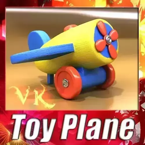 Wooden Toy Plane