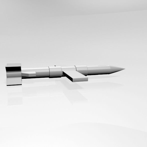 Missile 01 3D model_10