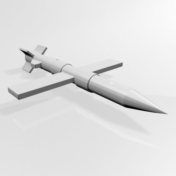 Missile 01 3D model_1