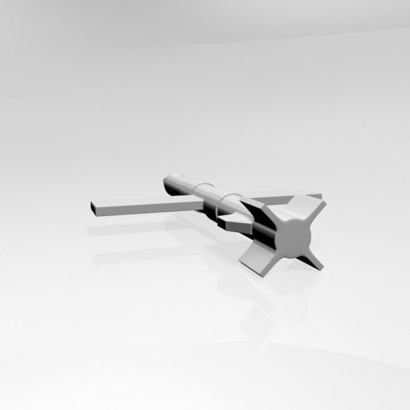 Missile 01 3D model_13
