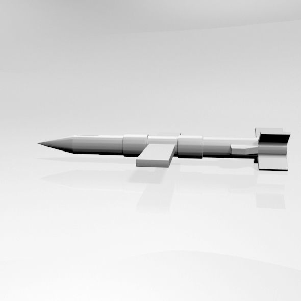 Missile 01 3D model_15