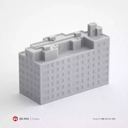 3D Print miniature building RB-US-NY-061