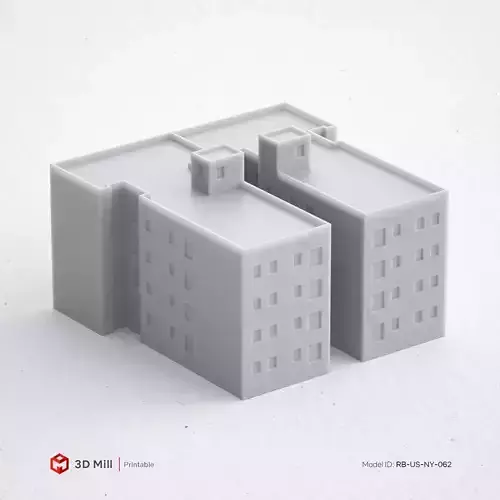 3D Print miniature building RB-US-NY-062