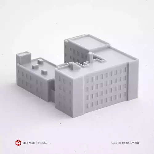3D Print miniature building RB-US-NY-064