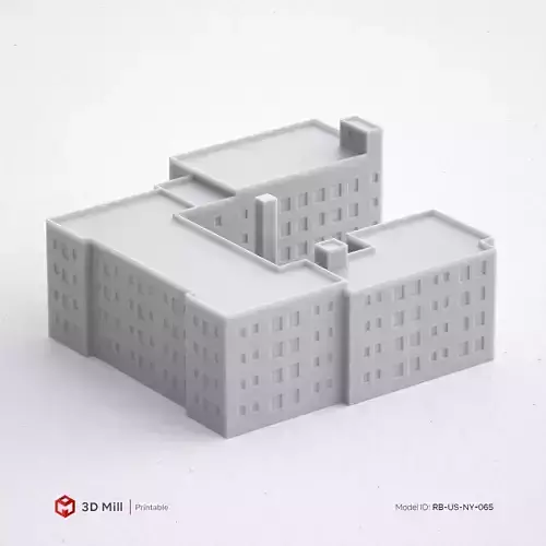 3D Print miniature building RB-US-NY-065