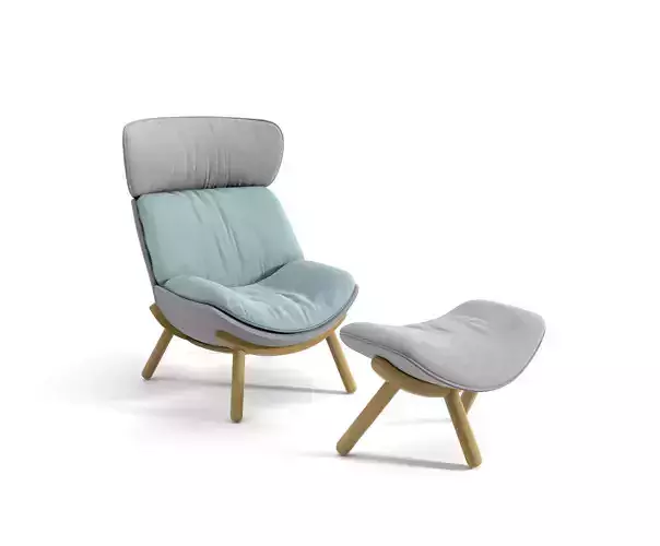 UFO lounge Chair stool