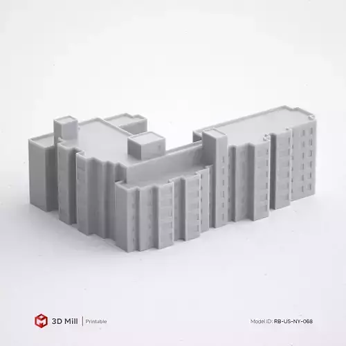 3D Print miniature building RB-US-NY-068