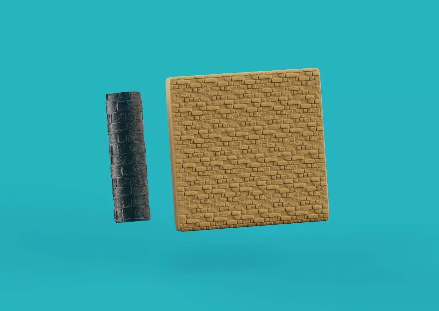 6 SEAMLESS TEXTURE ROLLER FOR WARGAMING DND 3D print model