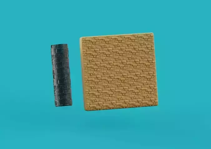 6  SEAMLESS TEXTURE ROLLER FOR WARGAMING DND 3D print model