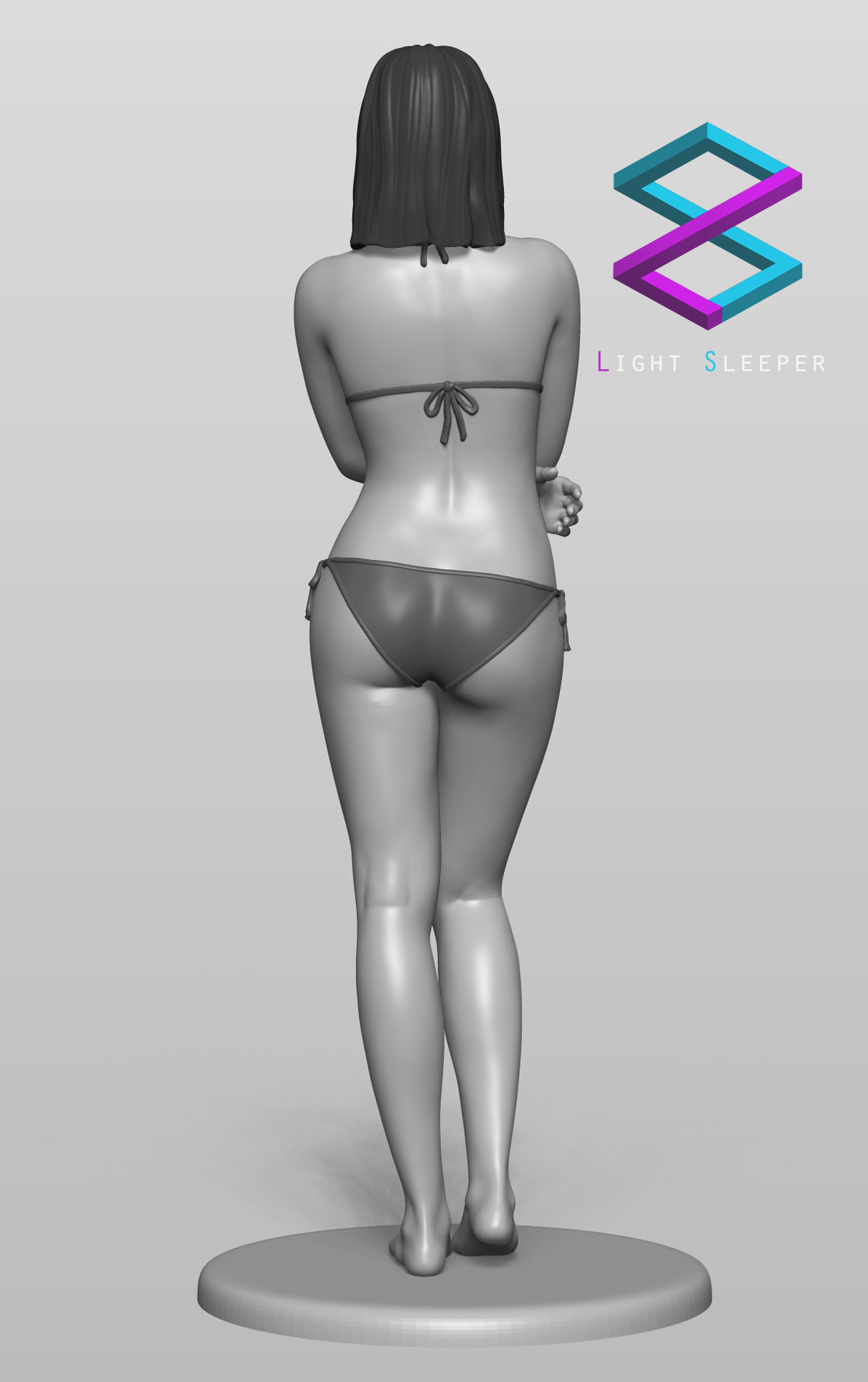 Ice Cream Girl 3D print model_3