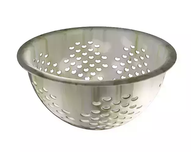 Decorative Fruit Bowl Low-poly 3D model