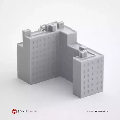 3D Print miniature building RB-US-NY-070