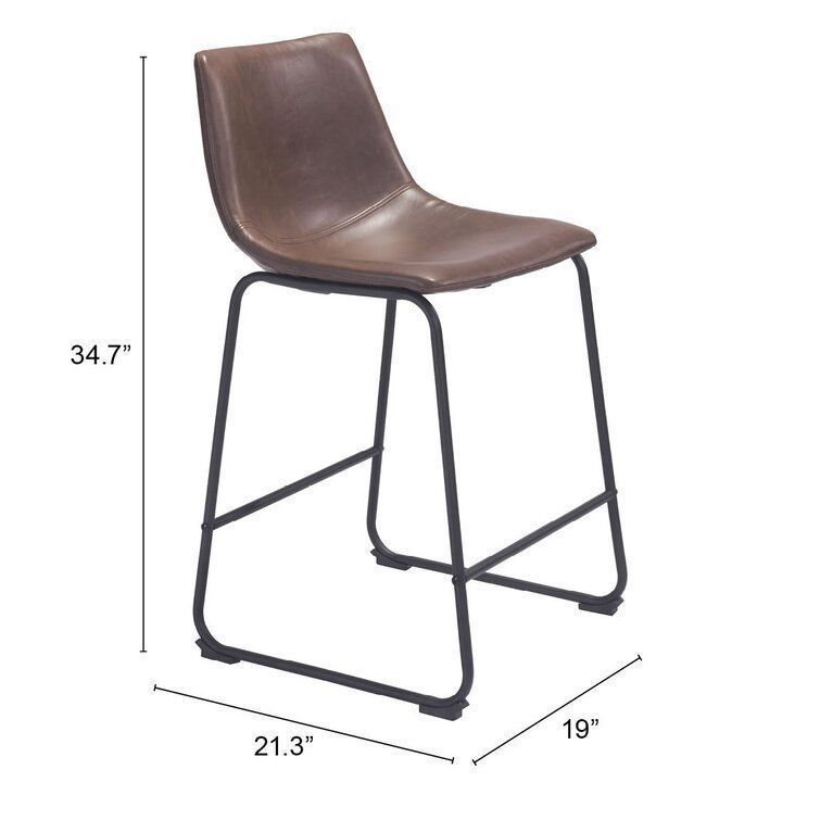 Lovelace Bar And Counter Stool Chair 3D model_1