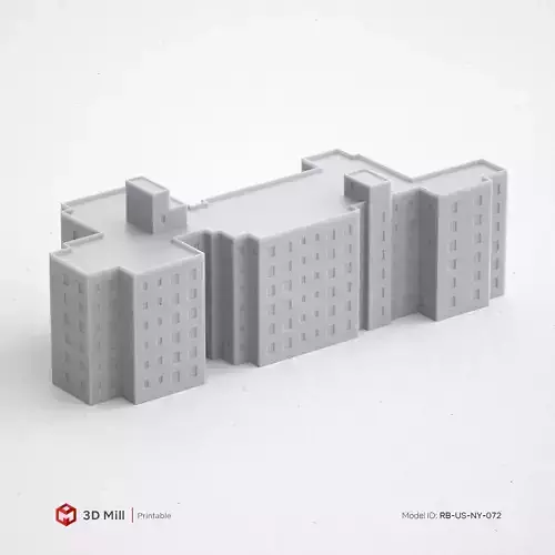 3D Print miniature building RB-US-NY-072