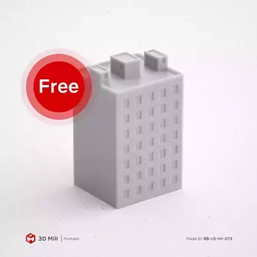 Free 3D Print miniature building RB-US-NY-073