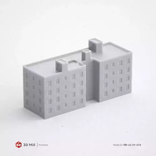 3D Print miniature building RB-US-NY-074