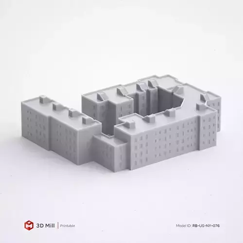 3D Print miniature building RB-US-NY-076