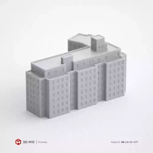 3D Print miniature building RB-US-NY-077 3D print model