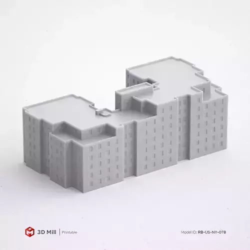 3D Print miniature building RB-US-NY-078