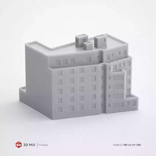 3D Print miniature building RB-US-NY-080