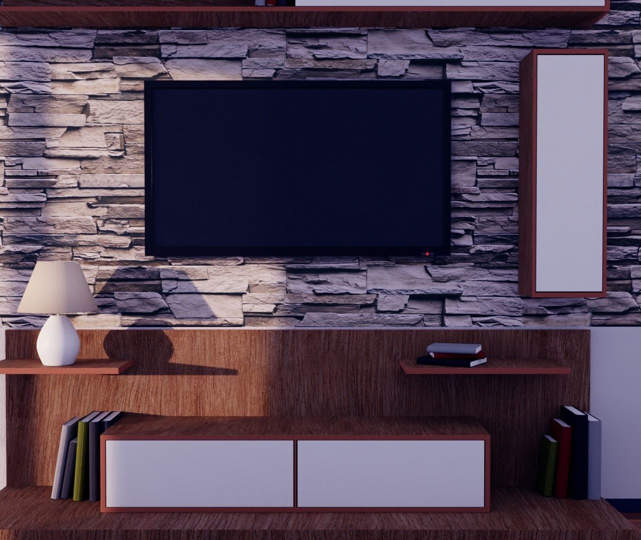 Tv Unit 3D model_2