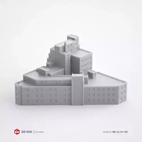3D Print miniature building RB-US-NY-081