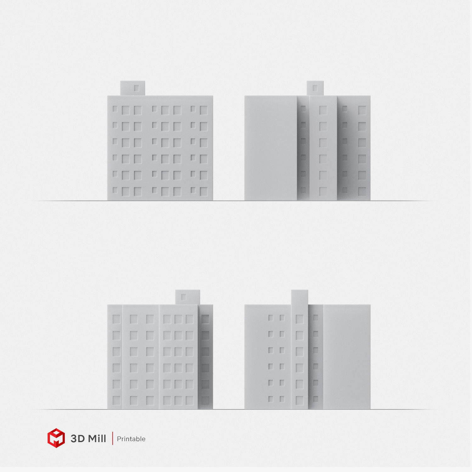 3D Print miniature building RB-US-NY-082 3D print model_2