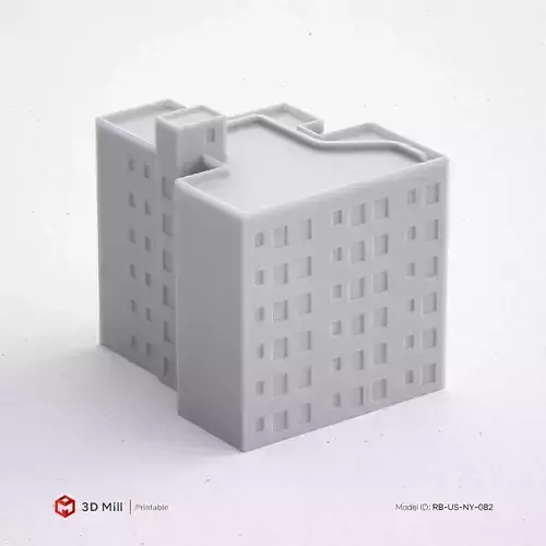 3D Print miniature building RB-US-NY-082 3D print model