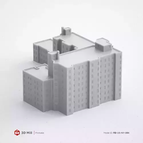 3D Print miniature building RB-US-NY-084