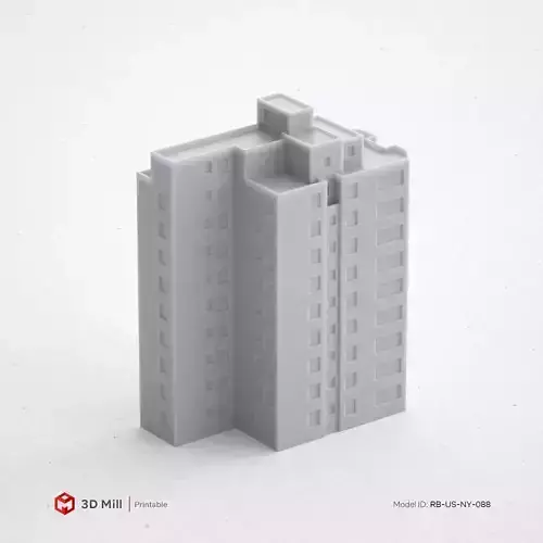 3D Print miniature building RB-US-NY-088