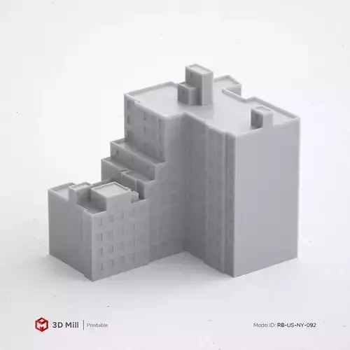 3D Print miniature building RB-US-NY-092 3D print model