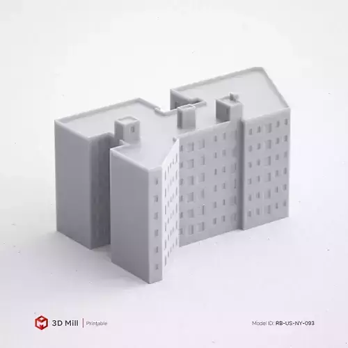 3D Print miniature building RB-US-NY-093