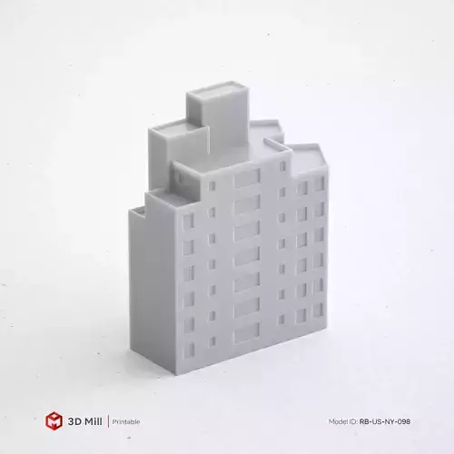 3D Print miniature building RB-US-NY-098