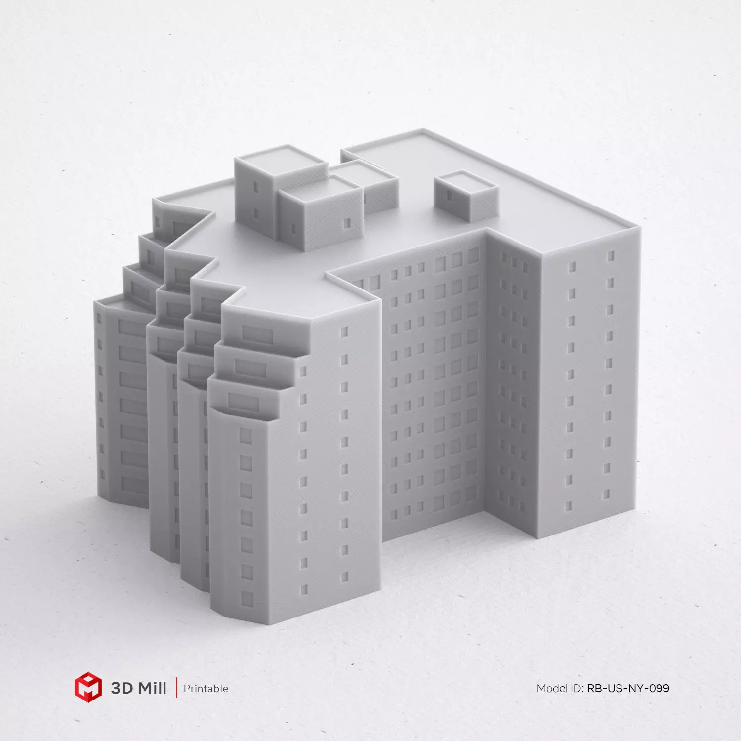 3D Print miniature building RB-US-NY-099 3D print model_0